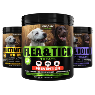 Overall Dog Health - 3 Packs (Flea& TIck, Hip & Joint, Multivitamin)