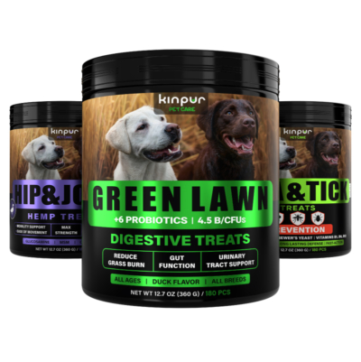 Overall Dog Health - 3 Packs (Green Lawn, Flea & Tick, Hip & Joint)
