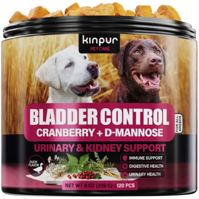 Bladder Control Cranberry Chews for Dogs (120 COUNT)