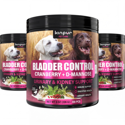Bladder Control Cranberry Chews for Dogs 3-Pack (360 COUNT)